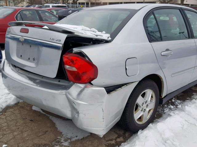 1G1ZT54834F189959 - 2004 CHEVROLET MALIBU LS ვერცხლისფერი ფოტო 10