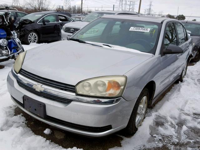 1G1ZT54834F189959 - 2004 CHEVROLET MALIBU LS ვერცხლისფერი ფოტო 2
