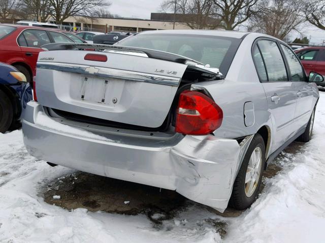 1G1ZT54834F189959 - 2004 CHEVROLET MALIBU LS ვერცხლისფერი ფოტო 4