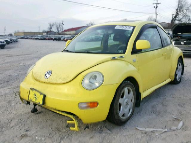 3VWCC21CXYM484029 - 2000 VOLKSWAGEN NEW BEETLE Sarı foto 2