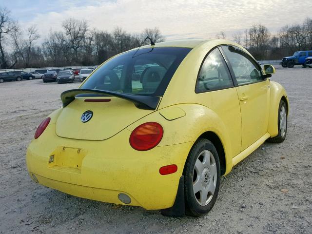 3VWCC21CXYM484029 - 2000 VOLKSWAGEN NEW BEETLE Sarı foto 4