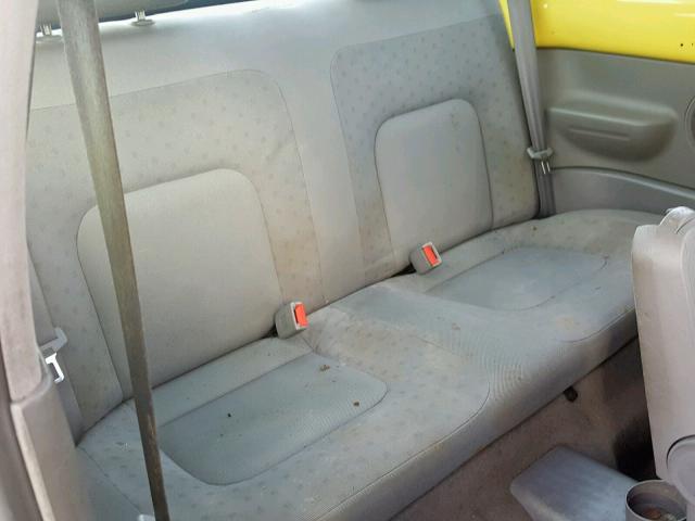 3VWCC21CXYM484029 - 2000 VOLKSWAGEN NEW BEETLE Sarı foto 6