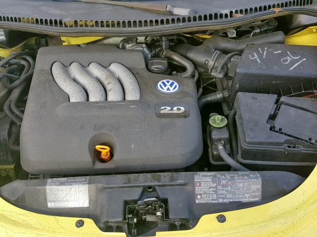 3VWCC21CXYM484029 - 2000 VOLKSWAGEN NEW BEETLE Sarı foto 7