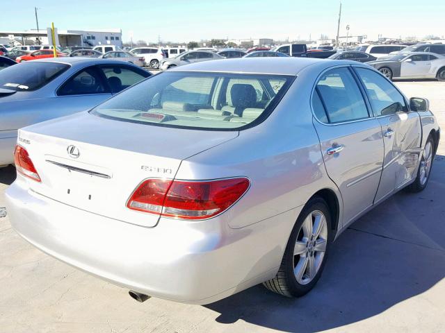 JTHBA30G265157804 - 2006 LEXUS ES 330 SILVER photo 4