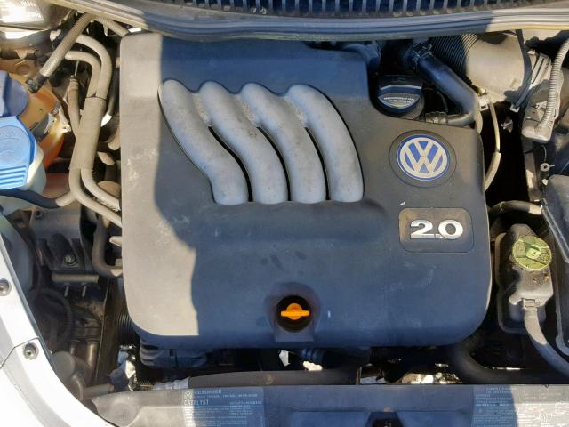 3VWCA21CXYM478320 - 2000 VOLKSWAGEN NEW BEETLE Күміс фото 7