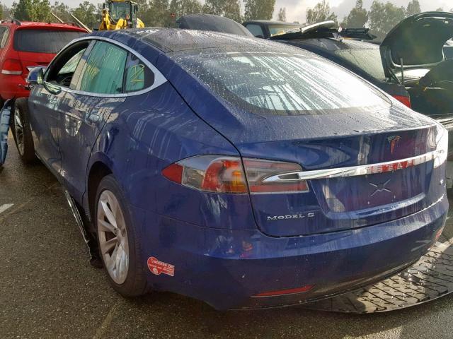 5YJSA1E18GF174228 - 2016 TESLA MODEL S Синій фото 3