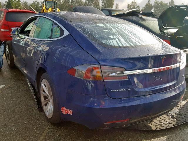 5YJSA1E18GF174228 - 2016 TESLA MODEL S BLUE photo 3