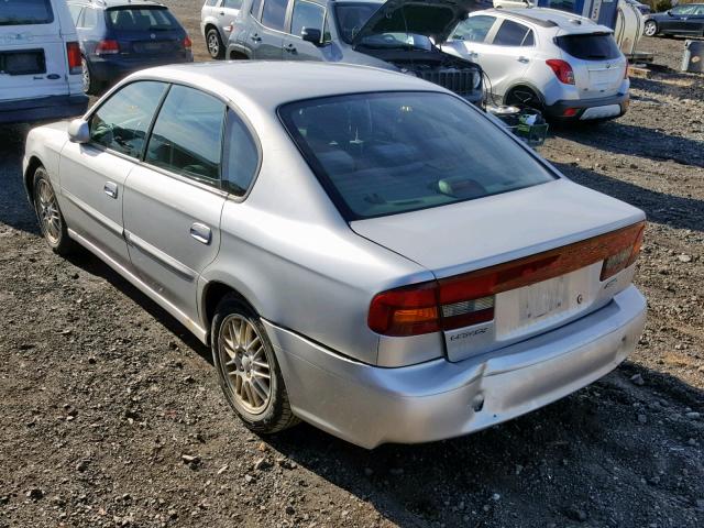 4S3BE625947201429 - 2004 SUBARU LEGACY L S SILVER photo 3