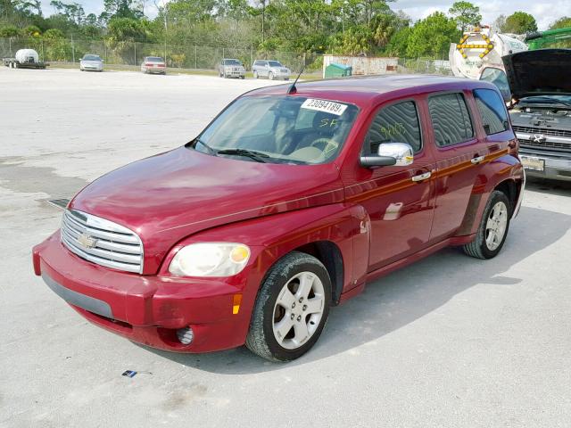 3GNDA23D47S634527 - 2007 CHEVROLET HHR LT RED photo 2