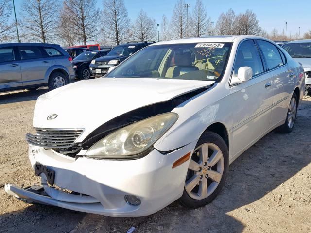 JTHBA30G455115777 - 2005 LEXUS ES 330 WHITE photo 2