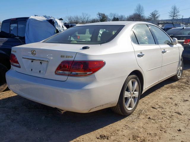 JTHBA30G455115777 - 2005 LEXUS ES 330 WHITE photo 4