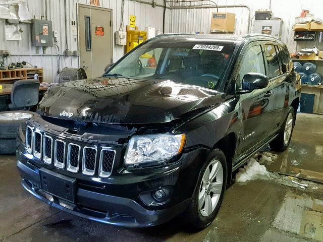 1C4NJDBB7CD583737 - 2012 JEEP COMPASS SP შავი ფოტო 2
