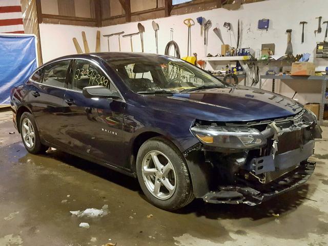 1G1ZB5ST7GF322348 - 2016 CHEVROLET MALIBU LS ლურჯი ფოტო 1