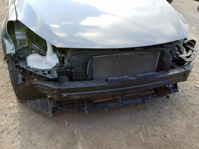 KNAFX4A82E5100769 - 2014 KIA FORTE EX GRAY photo 9