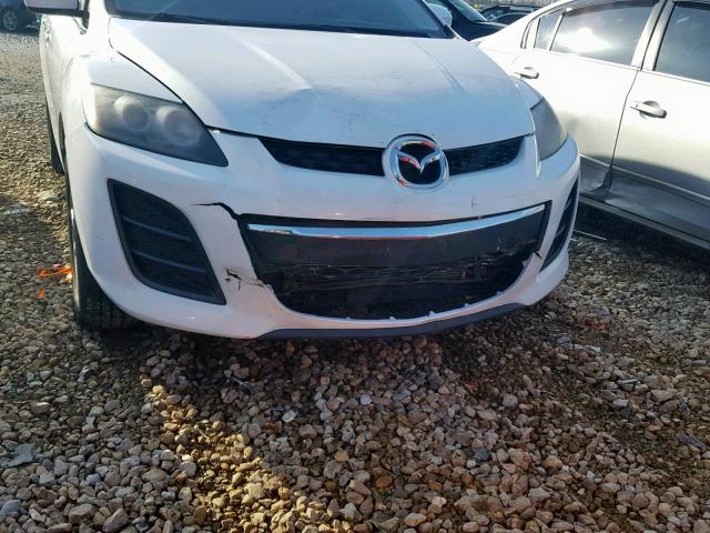 JM3ER2W52A0310105 - 2010 MAZDA CX-7 WHITE photo 9