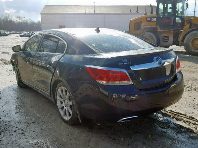 1G4GE5EV9AF304598 - 2010 BUICK LACROSSE C BLACK photo 3