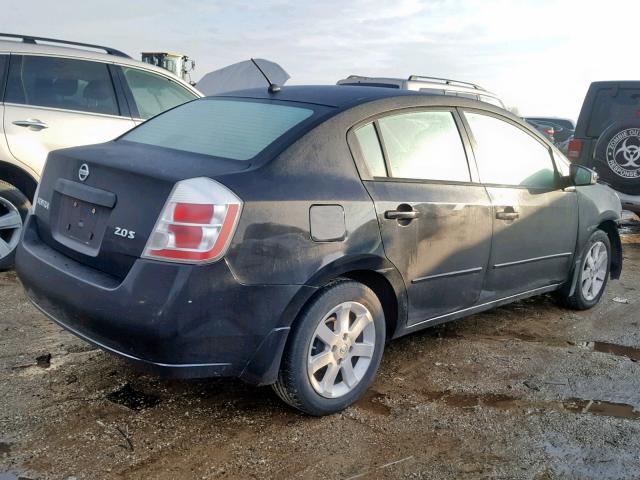 3N1AB61E47L702320 - 2007 NISSAN SENTRA 2.0 BLACK photo 4