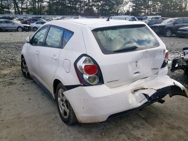 5Y2SP6E88AZ406319 - 2010 PONTIAC VIBE WHITE photo 3