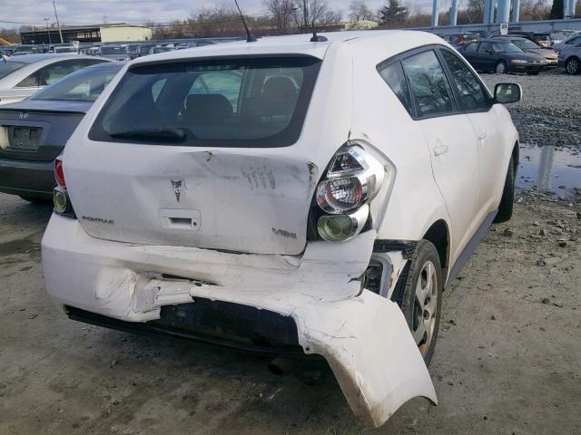 5Y2SP6E88AZ406319 - 2010 PONTIAC VIBE WHITE photo 4