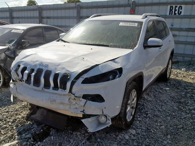 1C4PJLCB8GW160077 - 2016 JEEP CHEROKEE L WHITE photo 2