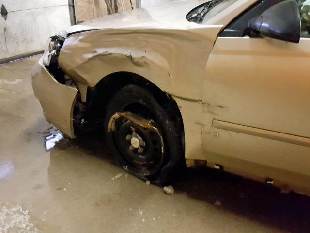 1G1ZS58F17F212042 - 2007 CHEVROLET MALIBU LS ოქროსფერი ფოტო 10