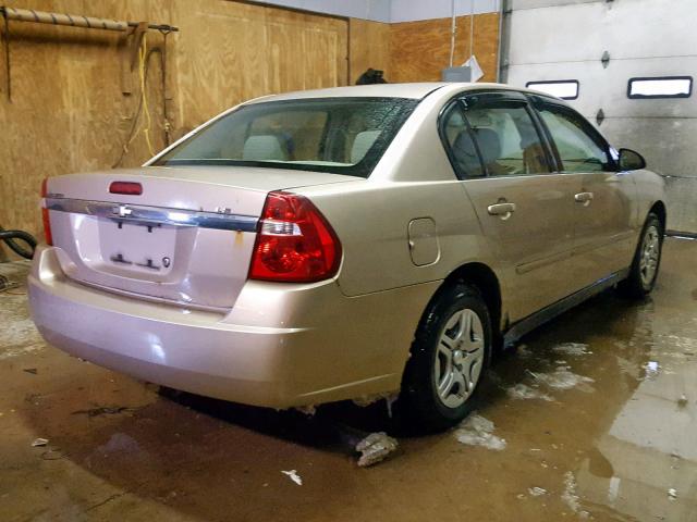1G1ZS58F17F212042 - 2007 CHEVROLET MALIBU LS ოქროსფერი ფოტო 4