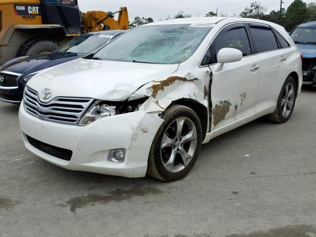 4T3BK3BB0AU027599 - 2010 TOYOTA VENZA BASE WHITE photo 2