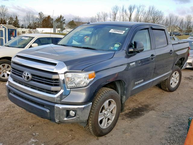 5TFDY5F12EX363678 - 2014 TOYOTA TUNDRA CRE GRAY photo 2