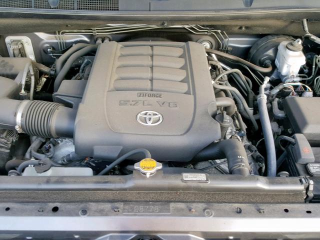 5TFDY5F12EX363678 - 2014 TOYOTA TUNDRA CRE GRAY photo 7