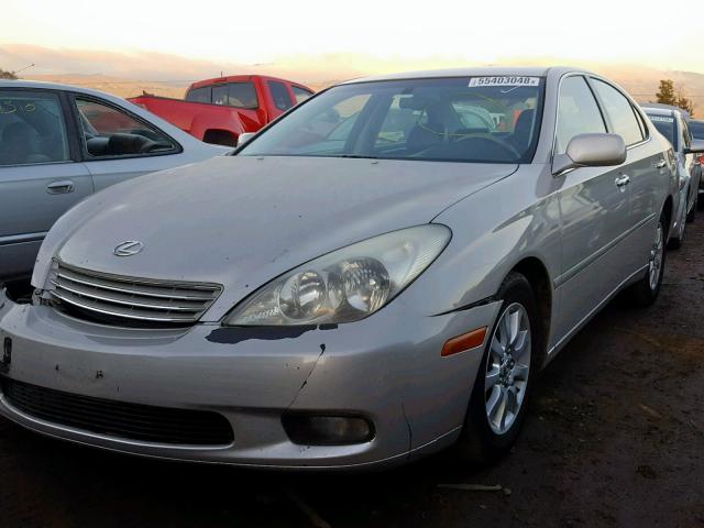 JTHBF30G130105591 - 2003 LEXUS ES 300 SILVER photo 2