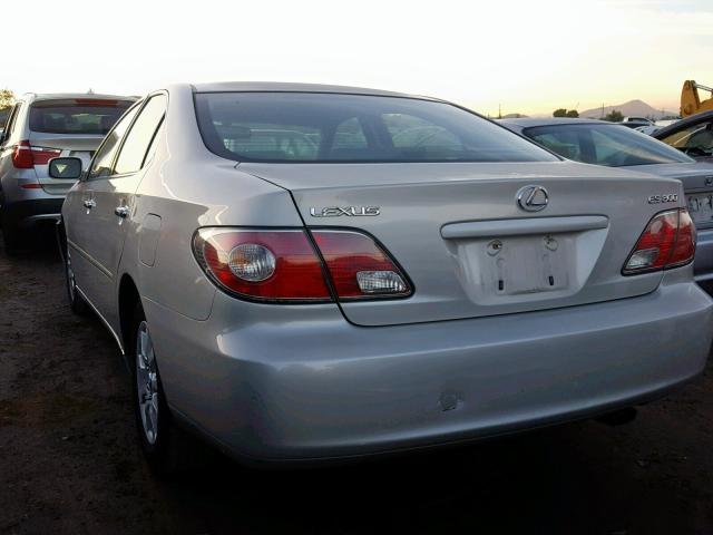 JTHBF30G130105591 - 2003 LEXUS ES 300 SILVER photo 3