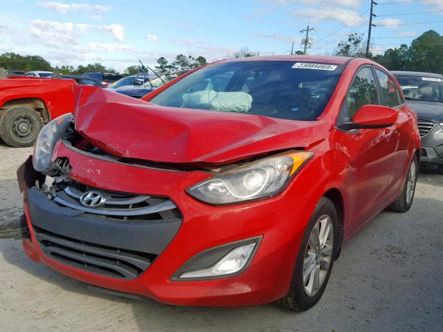 KMHD35LE6DU025525 - 2013 HYUNDAI ELANTRA GT RED photo 2