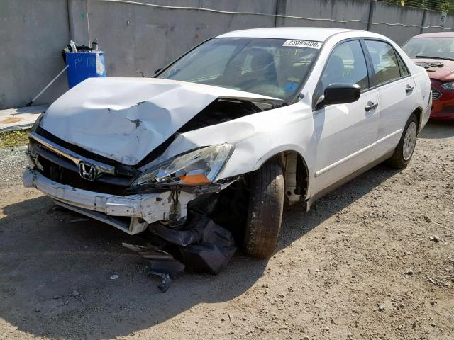 1HGCM561X7A023225 - 2007 HONDA ACCORD VAL WHITE photo 2