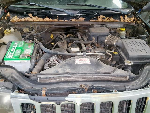 1J4GW48S03C592376 - 2003 JEEP GRAND CHER GREEN photo 7