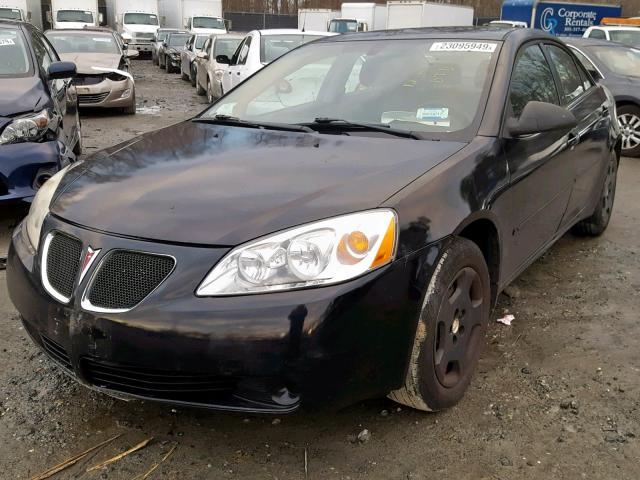 1G2ZF58B574114060 - 2007 PONTIAC G6 VALUE L BLACK photo 2