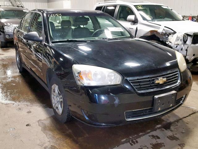 1G1ZS58FX7F104082 - 2007 CHEVROLET MALIBU LS BLACK photo 1