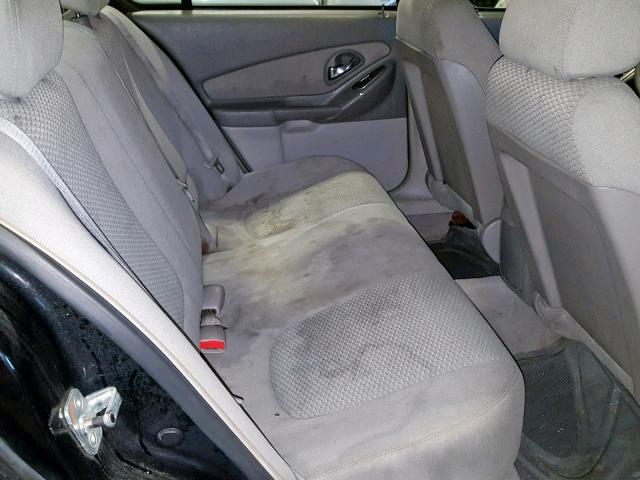 1G1ZS58FX7F104082 - 2007 CHEVROLET MALIBU LS BLACK photo 6