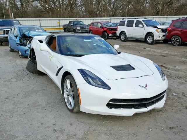 1G1YK2D72E5102645 - 2014 CHEVROLET CORVETTE S WHITE photo 1