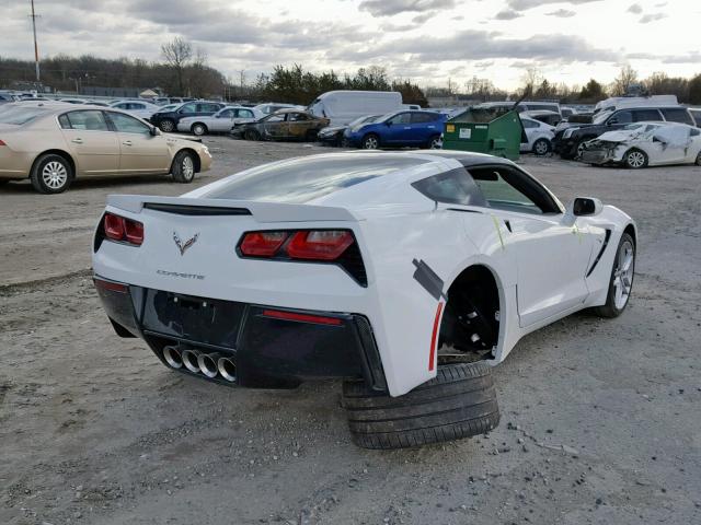 1G1YK2D72E5102645 - 2014 CHEVROLET CORVETTE S WHITE photo 4