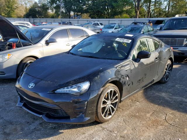 JF1ZNAA12H9710343 - 2017 TOYOTA 86 BASE BLACK photo 2