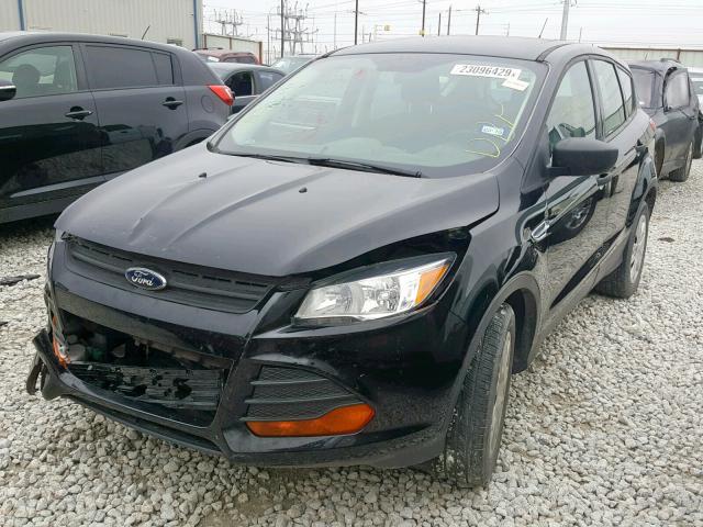 1FMCU0F71GUA66626 - 2016 FORD ESCAPE S BLACK photo 2