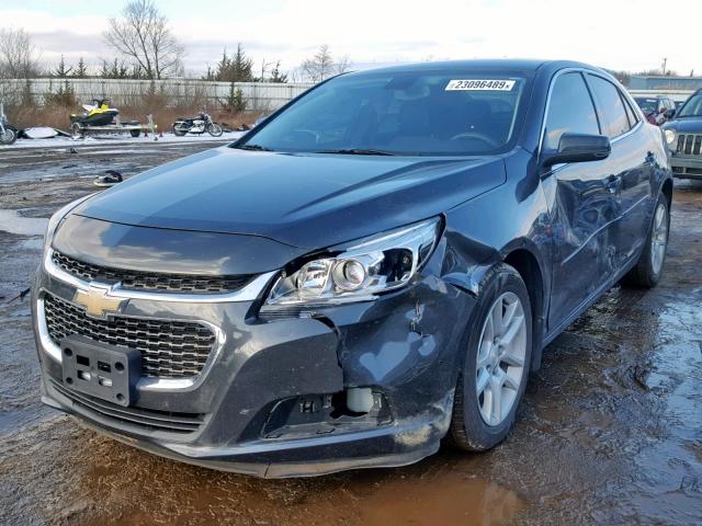 1G11C5SL8EF177635 - 2014 CHEVROLET MALIBU 1LT CHARCOAL photo 2