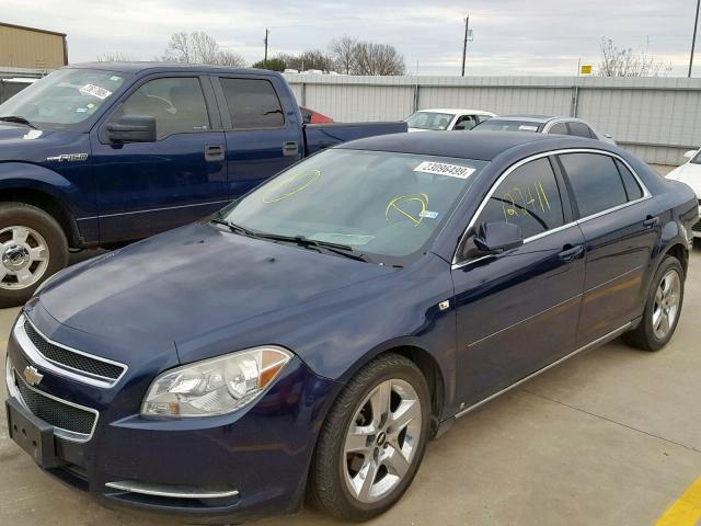 1G1ZH57B384281406 - 2008 CHEVROLET MALIBU 1LT ლურჯი ფოტო 2