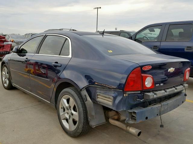 1G1ZH57B384281406 - 2008 CHEVROLET MALIBU 1LT ლურჯი ფოტო 3