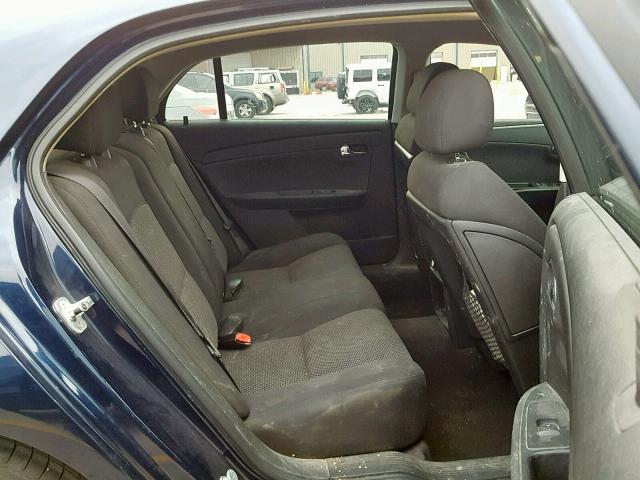 1G1ZH57B384281406 - 2008 CHEVROLET MALIBU 1LT ლურჯი ფოტო 6