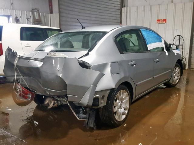 3N1AB6AP0BL700221 - 2011 NISSAN SENTRA 2.0 GRAY photo 4