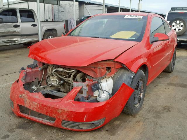 1G2AS18H597159636 - 2009 PONTIAC G5 RED photo 2