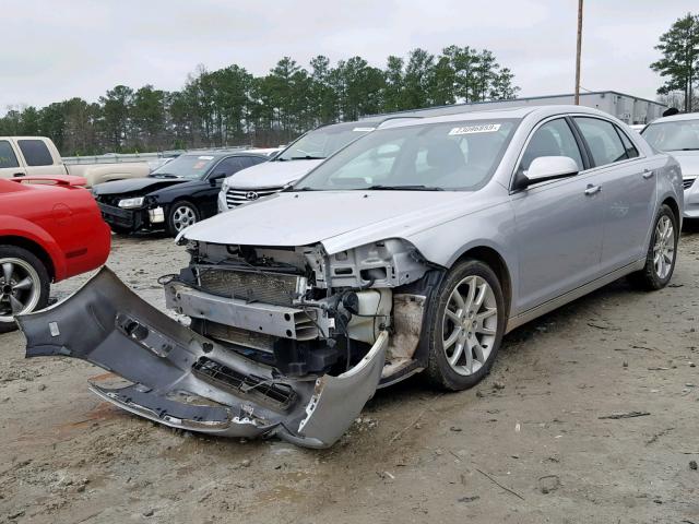 1G1ZE5E04CF101339 - 2012 CHEVROLET MALIBU LTZ SILVER photo 2