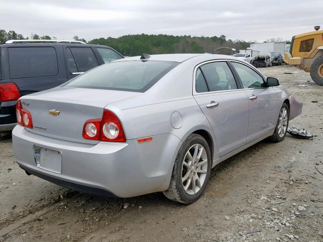 1G1ZE5E04CF101339 - 2012 CHEVROLET MALIBU LTZ SILVER photo 4