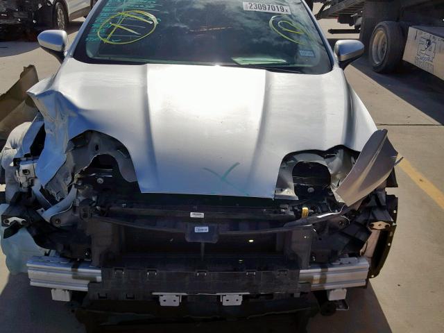 3FA6P0G72ER254802 - 2014 FORD FUSION S SILVER photo 7